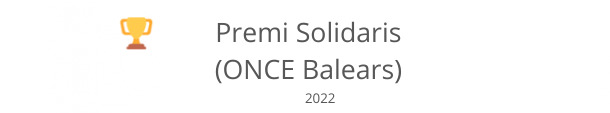 Premi Solidaris ONCE Balears
